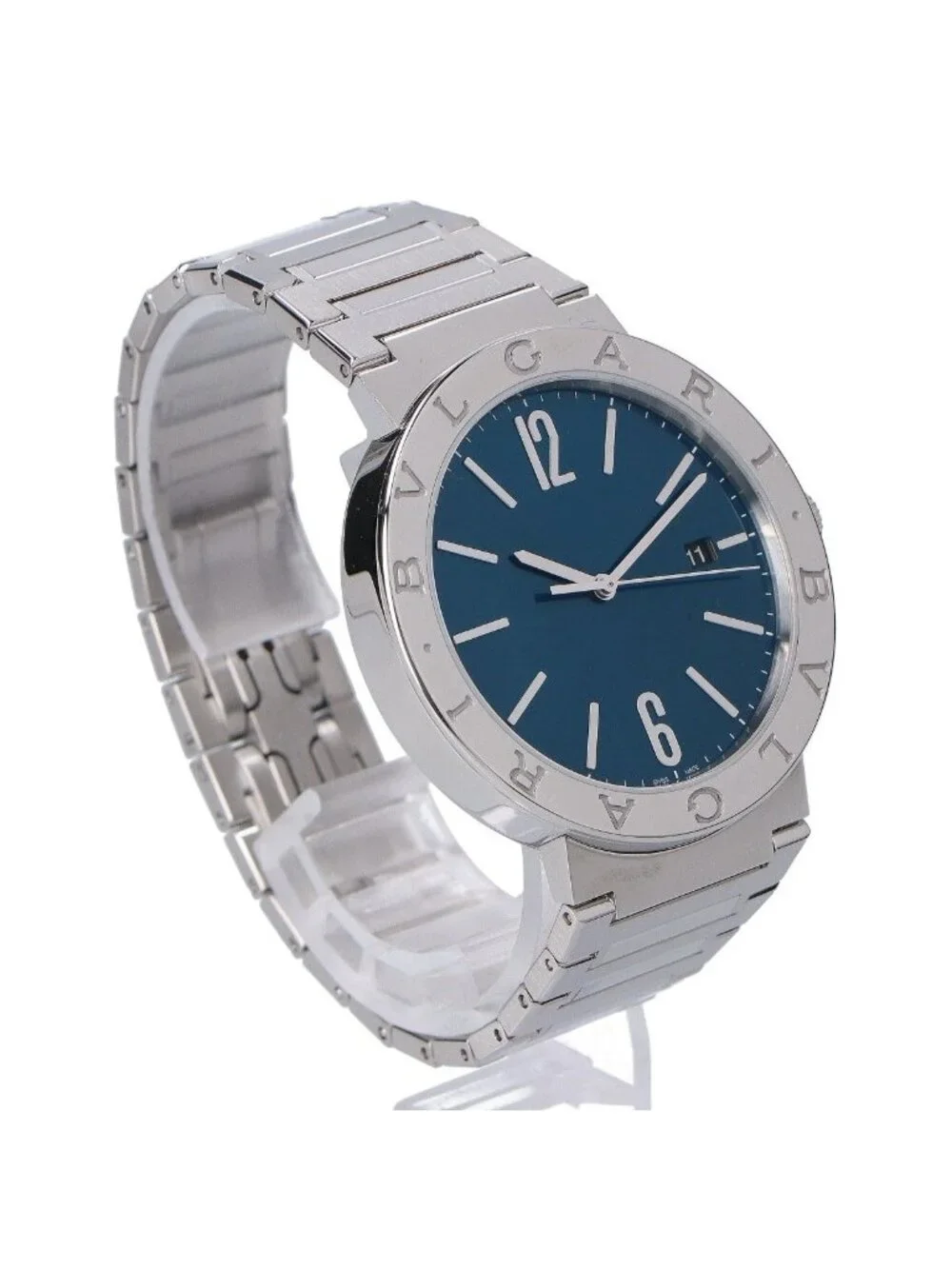 Bvlgari Polished Sea Thru Back Automatic Winding Watch